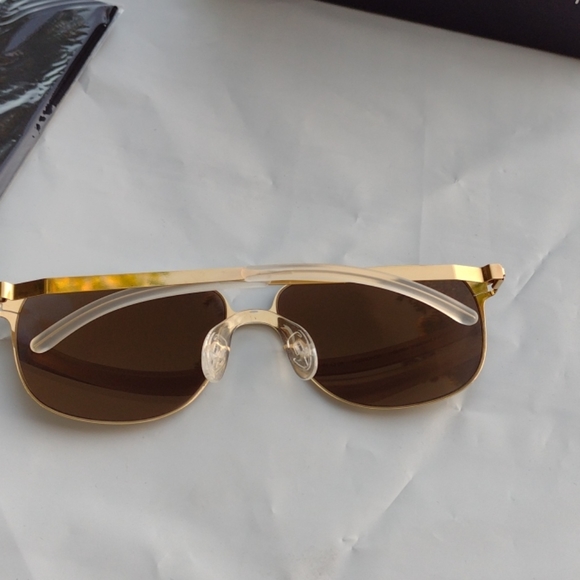 Mykita sunglasses schorsch F9-Gold flash square - Picture 6 of 6